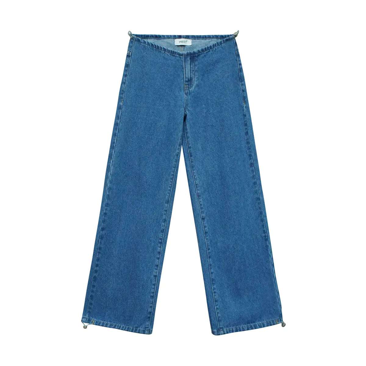 Step into bold street style with the Pwest NYC Low-Rise Wide-Leg Jeans, designed for fashion lovers who embrace the iconic Y2K aesthetic. Featuring a low-rise waist 